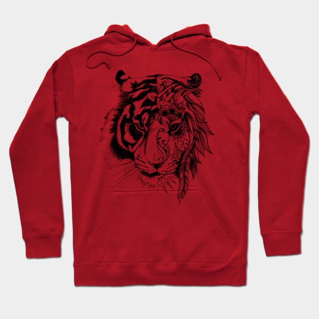 Tiger Tiger Hoodie by Gingerlique